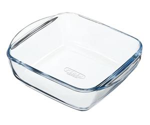 PYREX Prepware Rectangular Glass Dish 23 x 15 cm - 1.1 L | Transparent, Boro, rectangular shape, glossy finish, 23x15cm -1.1l
