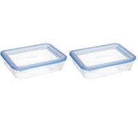 Pyrex Pure Glass Food Storage Container 1.6Ltr (Pack of 2)