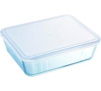 Pyrex Rectangle Glass Dish and Lid 25x20cm (approx 2.6 Litre)