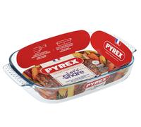Pyrex Rectangular Classic Roaster Glass Dish 31 x 20 x 6cm 1.8 Litre Easy Grip