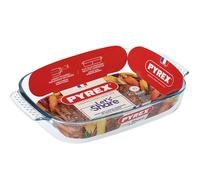 Pyrex Rectangular Classic Roaster Glass Dish 35 x 23 x 6cm 2.7 Litre Easy Grip