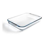 Pyrex Rectangular Glass Roasting Dish, Clear, Size: 40 x 27 cm, Glass Rectangular Roaster, Oven Baking Dish, Highly Thermal Resistant: Oven, Microwave & Dishwasher Safe, GD031