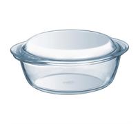 Pyrex Round Casserole Dish with Lid 2.1Ltr - 24 x 20 x 11cm