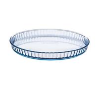 Pyrex Round Glass Tart Crust Mold Pan Transparent Ø 24-30 cm