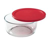 PYREX ROUND W/LID 7CUP by PYREX MfrPartNo 1075429 | Food Storage Container | BPA-Free Plastic | Replacement Cover | Meal Prep | Kitchen Organization | Refrigerator | Leftovers