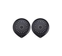 Pyrex Set Of 2 Magic Pizza Pan In Black Black