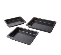 Pyrex Set of 3 Magic Metal Roasters Set Carbon