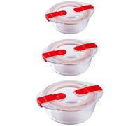 Pyrex Set Of 4 Cook & Heat Round Dish In Clear Clear