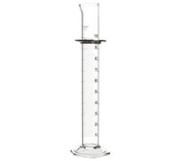 PYREX Single Metric Scale Glass Graduated Cylinder to Contain (TC) - Borosilicate Graduated Cylinder - Premium Scientific Glassware for Laboratories, Classrooms or Home Use - PYREX Lab Equipment