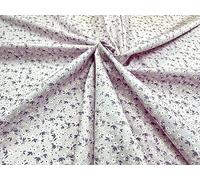 Pyrhan 100% Cotton Poplin by Rose & Hubble | Artistic Ditsy Floral Printed Cotton Fabric by The Metre UK |114 Cm | Crafting & Dressmaking Fabric Dress Fabric Material for Sewing Dressmaking (Lilac)