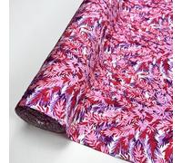 Pyrhan 100% Tropical Red Cotton Fabric By The Metre UK, Printed Fabric for Dressmaking 45" Wide, Material By The Metre Clearance Printed Sewing Fabric for Art & Crafts Apparel (Cotton-45-Jungle-Red)
