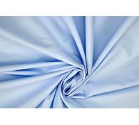 Pyrhan Ltd, 96” Wide Sheeting Sky Fabric by the Metre UK, 68 Pick Cotton Fabric Material for Sewing, Dressmaking, Upholstery, Curtain, Craft & Lining Projects (Sky)