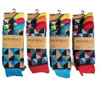Pyrhan Ltd Men's Suit Socks | Diabetic-Friendly | 3, 6, 12 Pack | Work, Casual, Formal | Dress & Sports Socks (UK, Numeric, 6, 11, Regular, Regular, 3, Mens Funky Suit Socks)