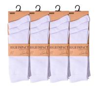 Pyrhan Ltd Men's Suit Socks | Diabetic-Friendly | 3, 6, 12 Pack | Work, Casual, Formal | Dress & Sports Socks (UK, Numeric, 6, 11, Regular, Regular, 3, Men white cotton rich dress suit socks)