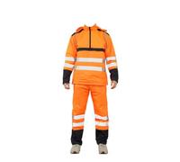 Pyrhan Ltd Men's Workwear Overalls | Hi Vis Boiler Suits in Green & Orange | Waterproof, Insulated, Fire-Resistant | Perfect for Mechanics, Painting, Welding, Gardening | Sizes S-XXL (2, Orange, L)