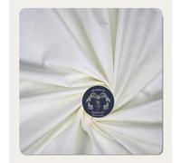Pyrhan Poplin Poly Cotton | Fabric Per Metre UK Cotton for Sewing | Black Canvas Fabric | Cotton Roll | White Lining Fabric | Cotton Sheeting Fabric | Black Material Fabric | Blue Felt Fabric (Ivory)