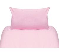 Pyrhan Ltd, Toddler Cot Sheets 140x70 Fitted Sheet Set with Pillowcase | 100% Cotton Next to Me Crib Sheet | Crib Bed Sheets | Cot Bed Toddler Bedding Set, (PINK)