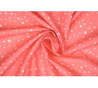 Pyrhan MultiSize Star 100% Pure Cotton Prints - 60 inches (148 cm Approx) Wide Fabric Sold by The metre - Perfect for Sewing Projects and Dress Making. (PalePink)
