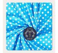 PYRHAN Polka Dot Fabric by the Metre UK - 45 Inch Wide Polycotton Print for Dressmaking, Quilting & Sewing - Cotton Blend Material for Crafting, Curtain Fabric, Floral & Spotty Dress Fabric.