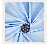Pyrhan Poplin Poly Cotton | Fabric Per Metre UK Cotton for Sewing | Black Canvas Fabric | Cotton Roll | Sky Lining Fabric | Cotton Sheeting Fabric | Black Material Fabric | Sky Blue Fabric (Sky Blue)