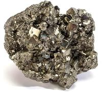 Pyrite Crystal Stone Cluster Samples - High Energy Natural Iron Pyrite Stone, M, Stone, natural pyrite cluster
