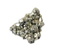 Pyrite Crystal Stone Cluster Samples - High Energy Natural Iron Pyrite Stone Pirita Original with Healing Properties (2.8-4.2 oz)(2.8-4.2 Oz)