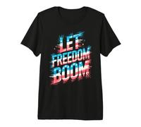 Pyro Tech LET Freedom Boom 250 Year Firework Patriotic Premium T-Shirt