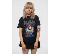 Pyro World Tour T Shirt Def Leppard Black M