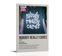 PYROFLUXX Baby Queen Nobody Really Cares Album Cover Poster Vintage Canvas Printed Living Room Bedroom High-Value Wall Decoration 24x36inch(60x90cm) Frame-style-14