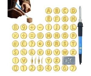 Pyrograph On Wood | Pyrograph Marking Equipment - Alphabet & Number Punches, Adjustable Temperature Pen, Pyrography Moulds Adults Beginners