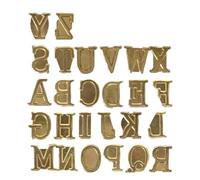 Pyrography Set - Hot Punch Brand, Engraved Alphabet Numbers, Universal Burning Tool, Creative Design Accessory | Personalization Workshop Leather Metal Wood Panel