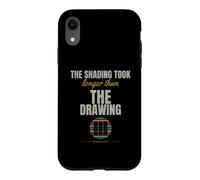 Pyrography - The Shading Took Longer - Wood Burning Case for iPhone XR
