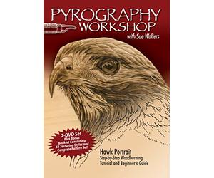 Pyrography Workshop With Sue Walters: Hawk Portrait, Step-by-step Woodburning Tutorial and Beginner's Guide