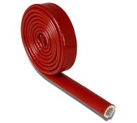 Pyrojacket Thermo Glass Fibre Firesleeve Size 10.0mm - Red Oxide (1 Mtr)