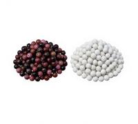 Pyrope Garnet & Volcanic Beads 4/6/8/10mm 16 Size Combos | Natural Garnet Beads for Jewelry Making Bracelet and Necklace Crafts(70pcs of 10mm+10mm)