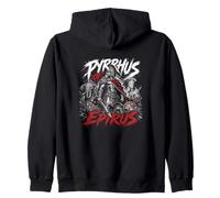 Pyrrhus Of Epirus Ancient Greek Warrior Battle Zip Hoodie