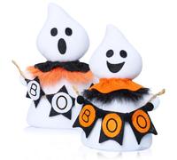 PyrrlicToy Halloween Ghost Plush, 2pcs Horror Killers Plush Doll, The Dark Toys Plushies, Ghost-face Soft Toys Halloween Plush Boys Girls