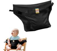 PYRUVAE High Chair Straps, Baby Seat Belt, Tripp Trapp Strap, Baby Dining Room Chair, Safety Belt, Adjustable High Chair Strap for Toddlers (Black)