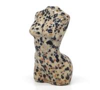 PYRWSM 2inch Women Model Bust Body Naked Statue Natural Quartz Healing Crystal Hand Carved Art Stone Decor