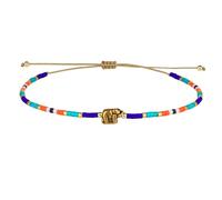 PYRWSM 2mm Seed Beaded 5mm Star Charm Bracelet Adjustable Colorful Jewelry For Women Stackable Boho Friendship Gift