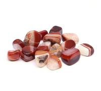 PYRWSM 5pcs Natural Tumbled Chiastolite Stone Mineral Specimen, 10-35mm Size Range For Home Aquarium Garden Decoration Craft