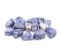 PYRWSM 5pcs Natural Tumbled Chiastolite Stone Mineral Specimen, 10-35mm Size Range For Home Aquarium Garden Decoration Craft