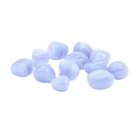 PYRWSM 5pcs Natural Tumbled Chiastolite Stone Mineral Specimen, 10-35mm Size Range For Home Aquarium Garden Decoration Craft