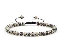 PYRWSM Adjustable Mini Natural Stone Lava Tiger Eye Beaded Bracelets & Bangle For Women Men Beads Braided Bracelet