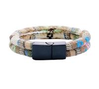 PYRWSM Bohemian Rope Man Bracelet 6mm Double Layer Macrame Braclet Beach Homme Turkey Survival Braslet Pulseira Masculina