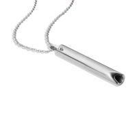 PYRWSM Breathlace Mindfulness Breathing Necklace For Quit Smoking, Natural Calming Stress & Anxiety Relief Anti-Vaping Inhale Exhale Pendant Chain Relaxation Tool Jewelry Gift