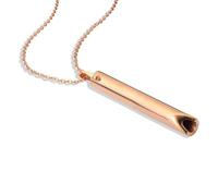 PYRWSM Breathlace Mindfulness Breathing Necklace For Quit Smoking, Natural Calming Stress & Anxiety Relief Anti-Vaping Inhale Exhale Pendant Chain Relaxation Tool Jewelry Gift