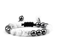PYRWSM Classic Men Hematite Beads Bracelests 8mm Natural Tiger Eye Lava Stone Bracelets&Bangles Women Handmade