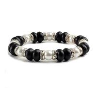 PYRWSM Ethnic Style Bracelets Synthesis Blue Turquoise Pearl Zircon Yoga Bangles Boho Handmade Nepal String