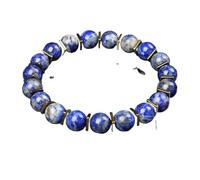 PYRWSM Grey Labradorite Bead Bracelets Natural Stone And Golden Hematite Square Slice Bracelet Moonstone Men Women